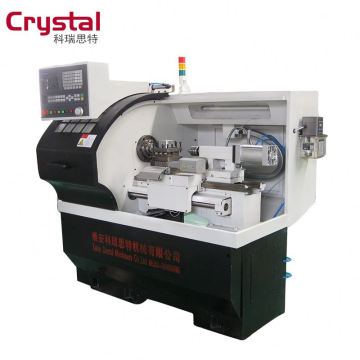 Mandril automático Mini CK6132A da máquina do CNC do torno do metal